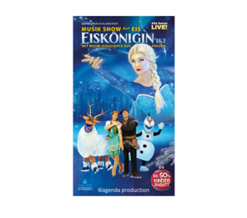 Eiskönigin 1&2 - Musik Show auf Eis! - Mit Musik-Highlights u.a. aus Frozen 1&2 Alle Songs LIVE!